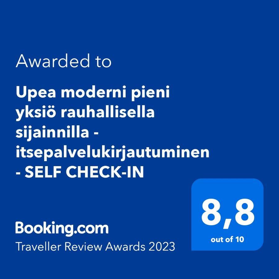 Upea Moderni Pieni Yksioe Rauhallisella Sijainnilla - Itsepalvelukirjautuminen - Self Check-In Vaasa Kültér fotó